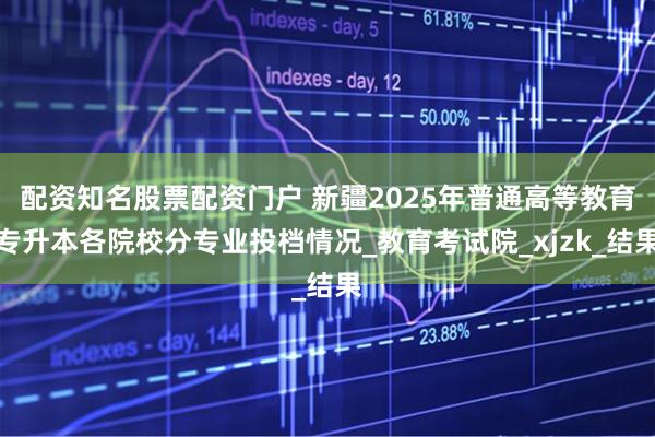 配资知名股票配资门户 新疆2025年普通高等教育专升本各院校分专业投档情况_教育考试院_xjzk_结果